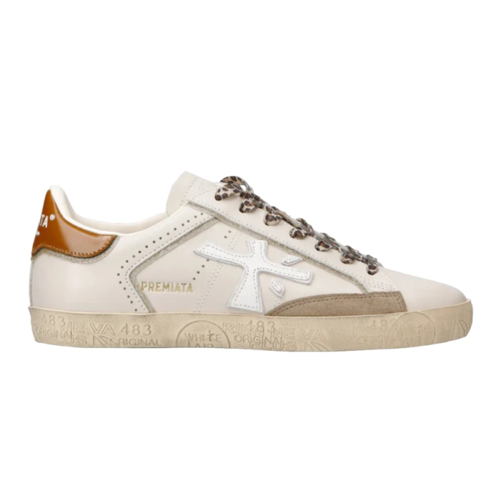 Premiata Stevend Sneakers Beige, Dam