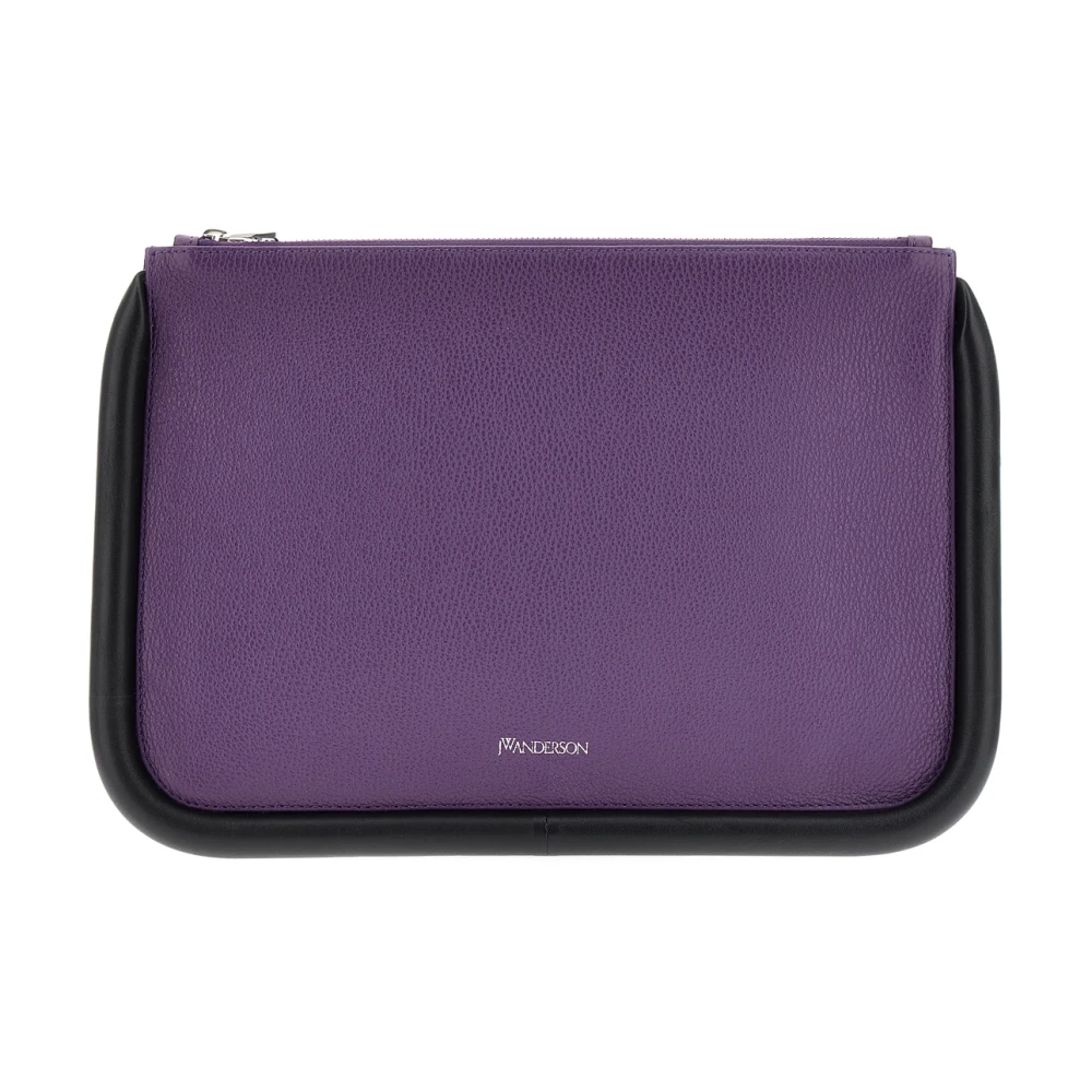 JW Anderson Chic Wallet for Men and Women Purple Dames