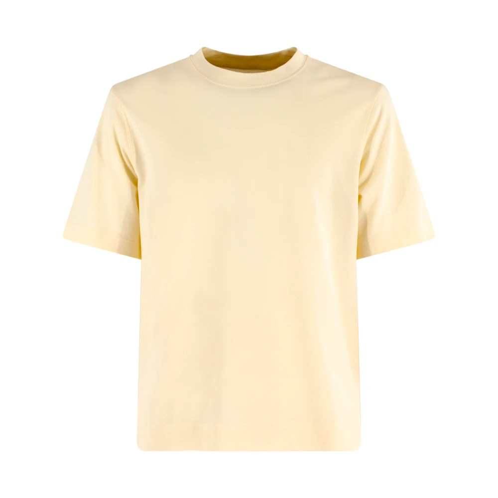 Circolo 1901 Gele Jersey T-Shirt Regular Fit Yellow Heren