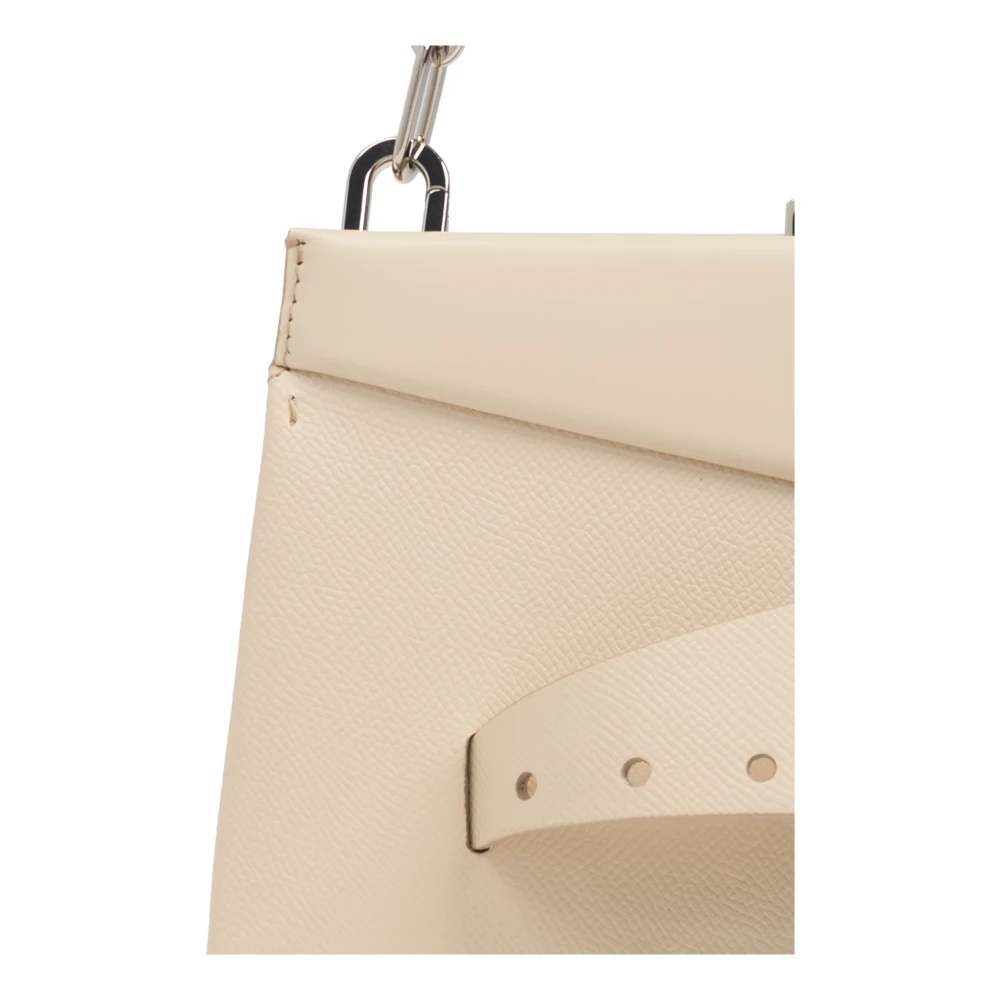 Maison Margiela Handtas Geroofd Klein Beige Dames