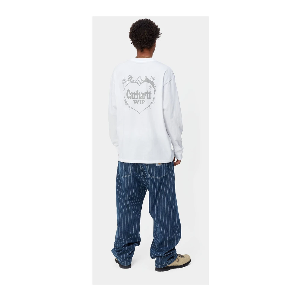 Carhartt WIP Spree T-Shirt in wit grijs White Heren