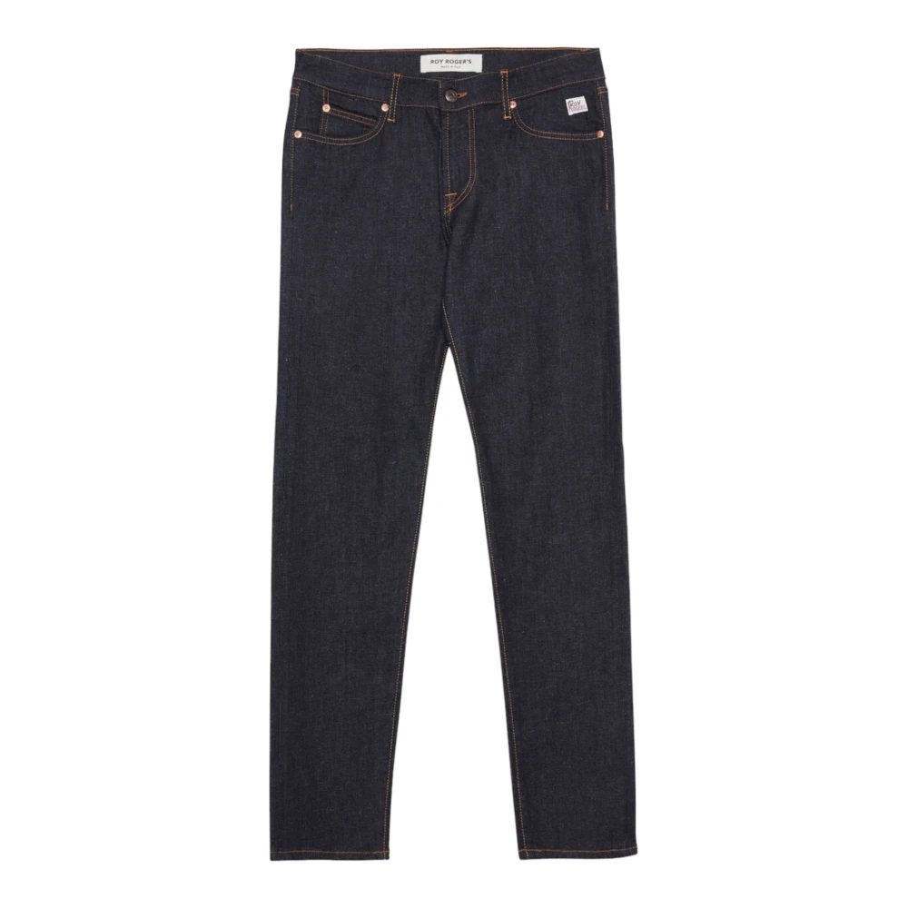 Roy Roger's Klassieke Denim Jeans voor Mannen Blue Heren