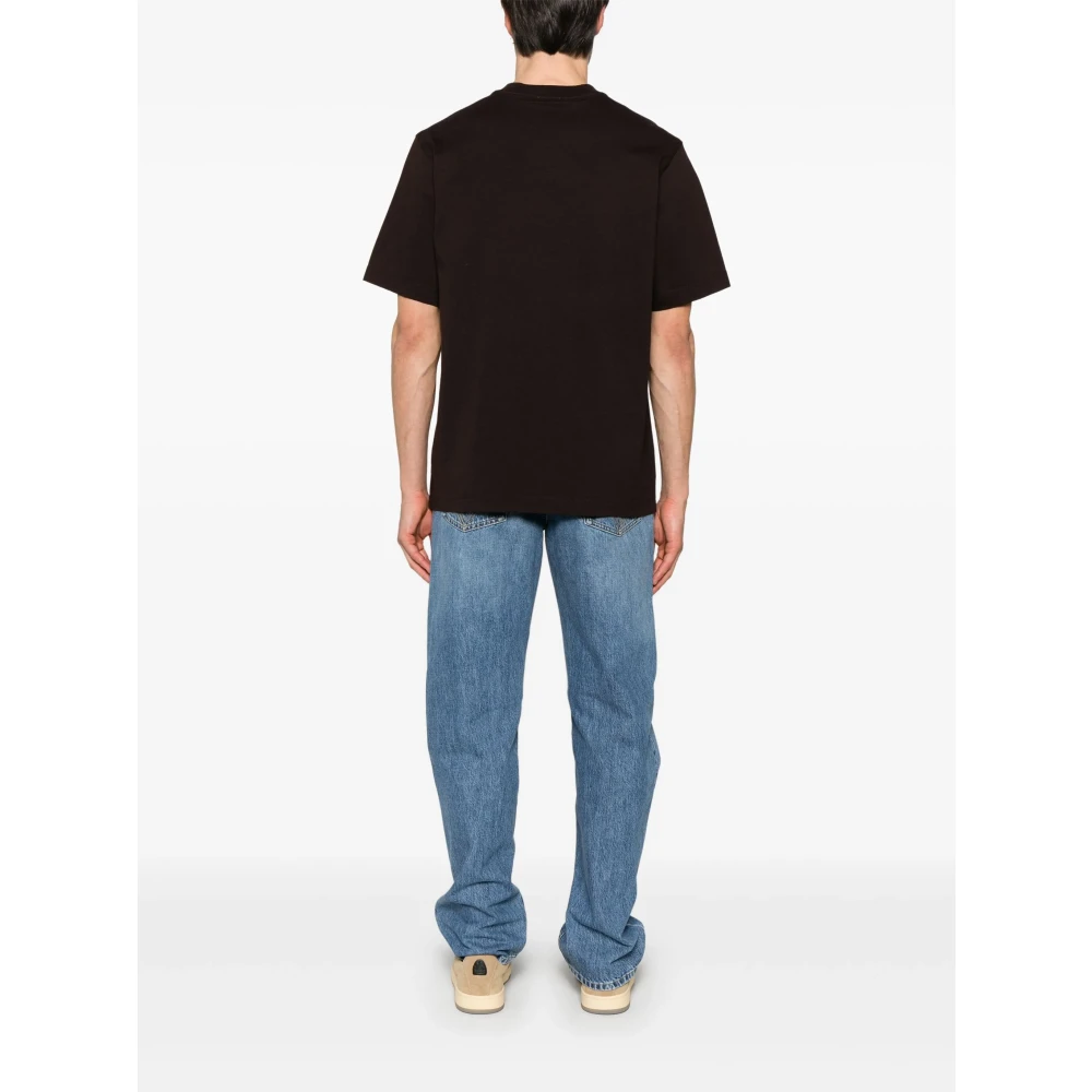 Burberry Bruine T-shirts en Polos met Print Brown Heren