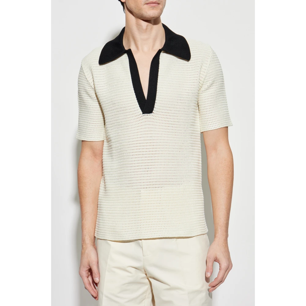 Jil Sander Trui met korte mouwen White Heren