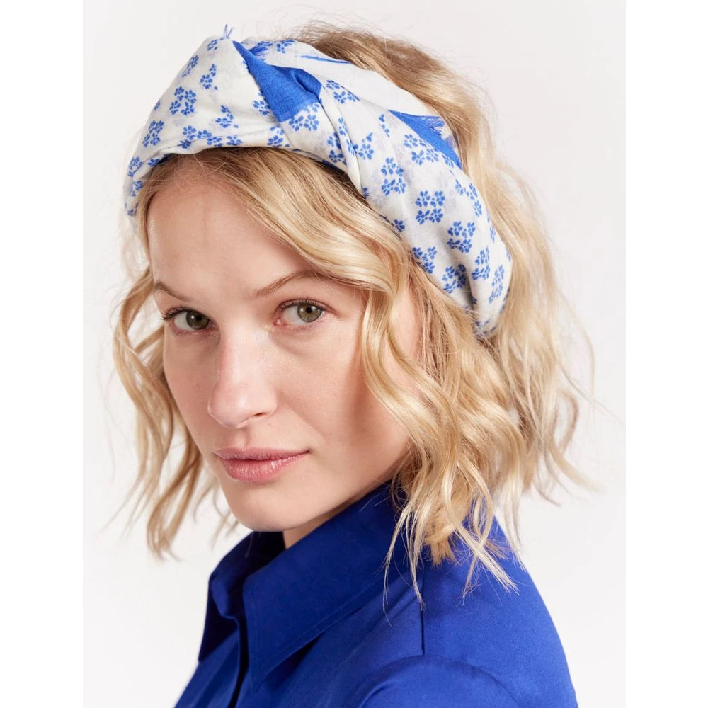 Ines De La Fressange Paris Blauw en wit Flore sarong Multicolor Dames