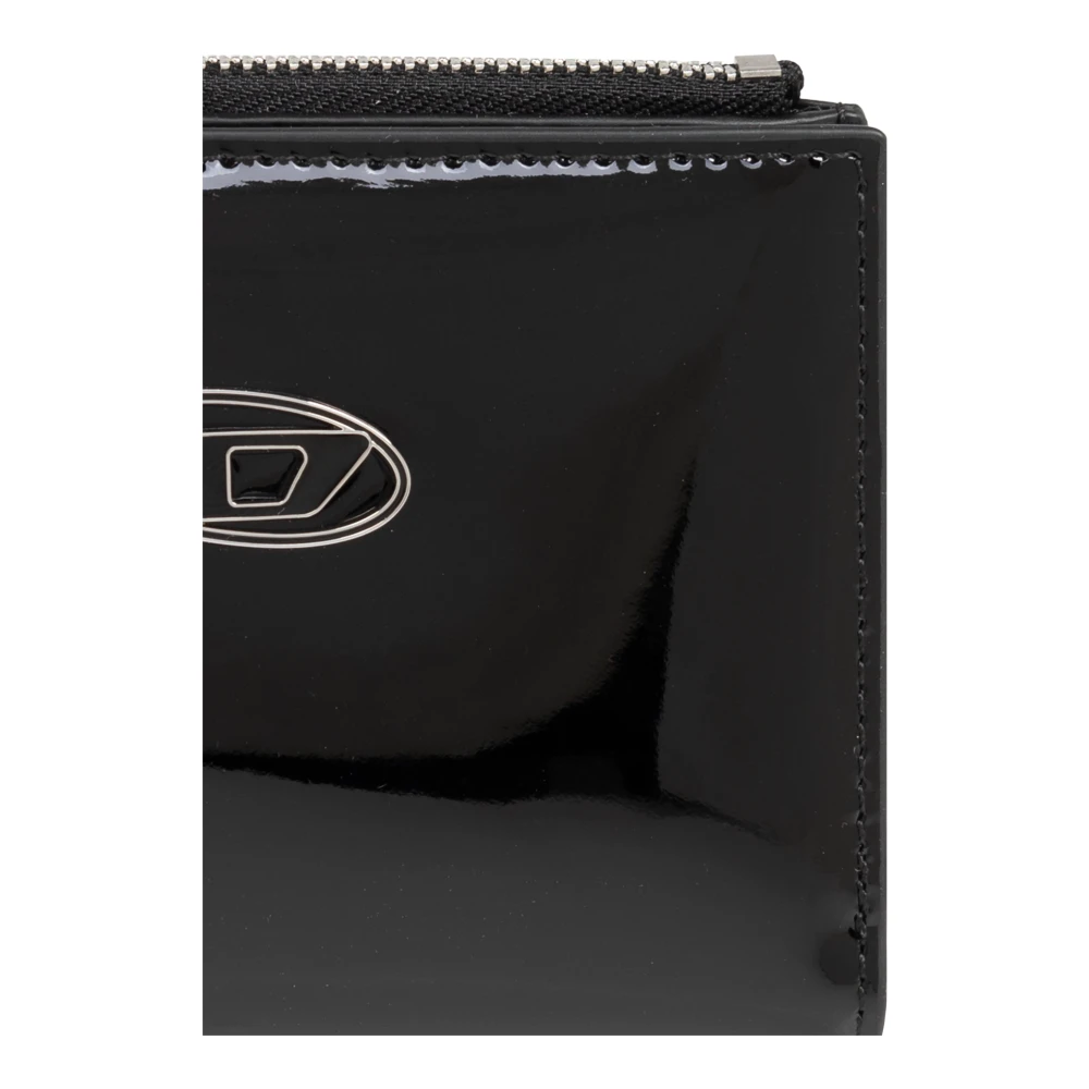 Diesel Portemonnee Play D Bi-Fold ZIP Black Dames