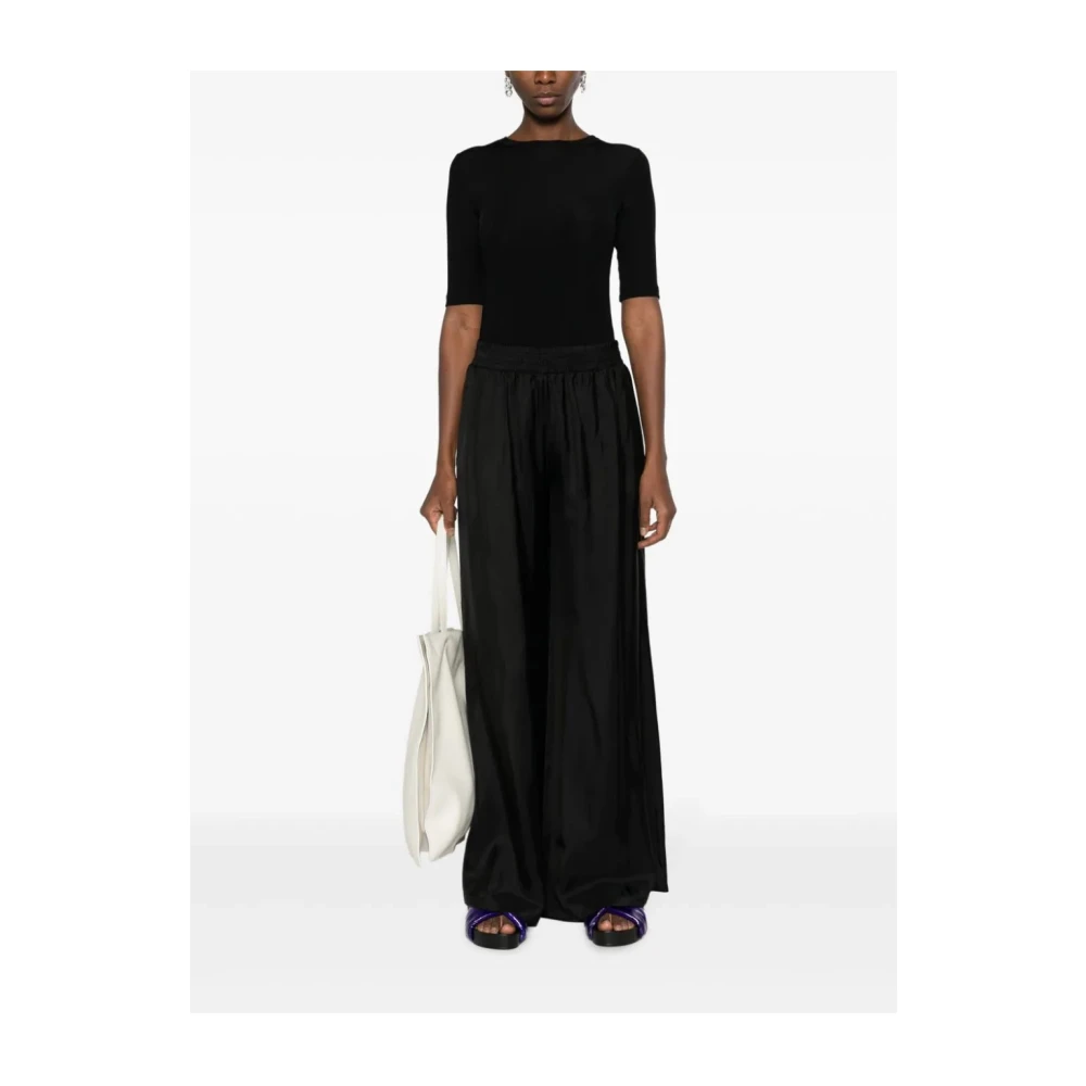 Fabiana Filippi Zwarte broek voor vrouwen Ss24 Black Dames