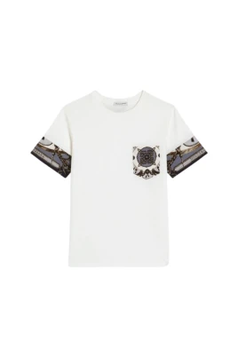 Jersey T-Shirt med Cargoprint-detaljer