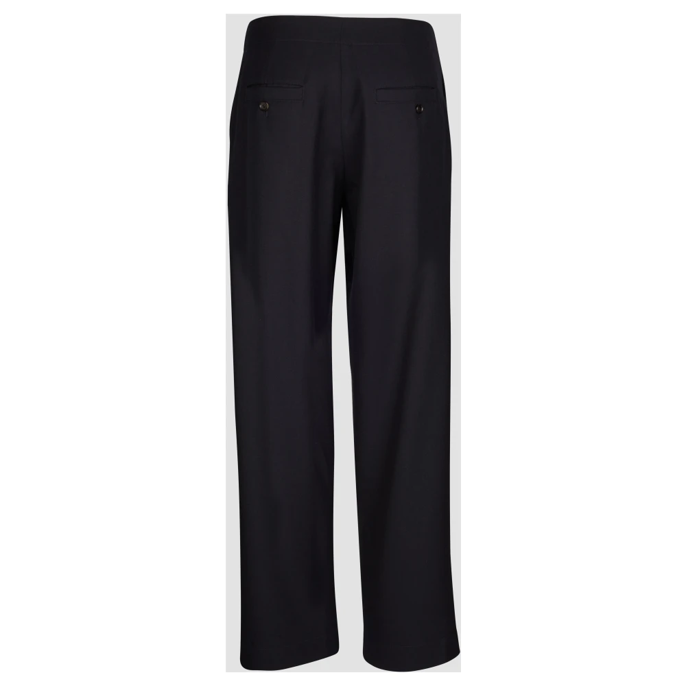 add Broek IN Gabardine WOL Black Dames