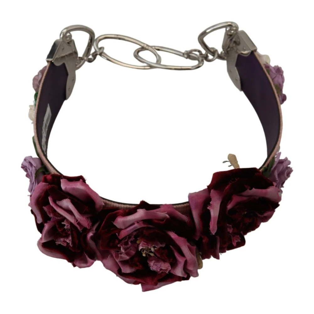Dolce & Gabbana Women's Floral Metal Shoulder Strap