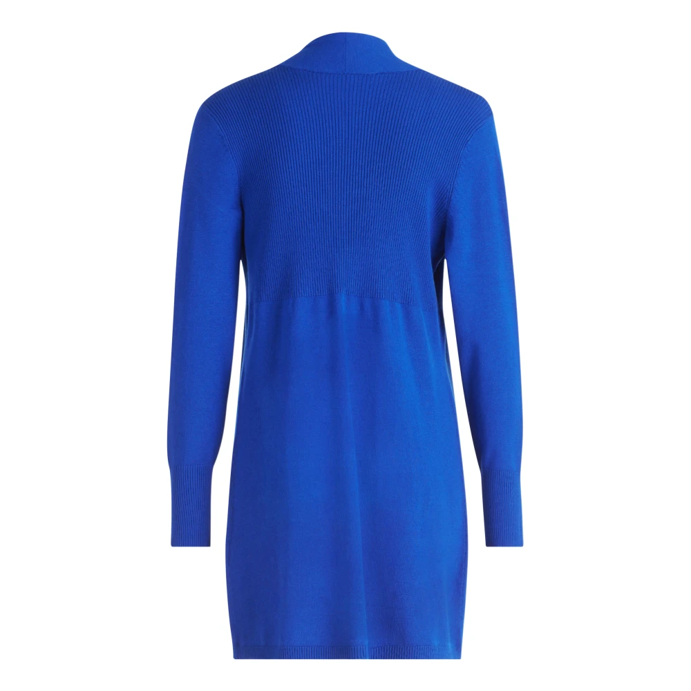 Betty Barclay Geribbelde Lange Vest Blue Dames