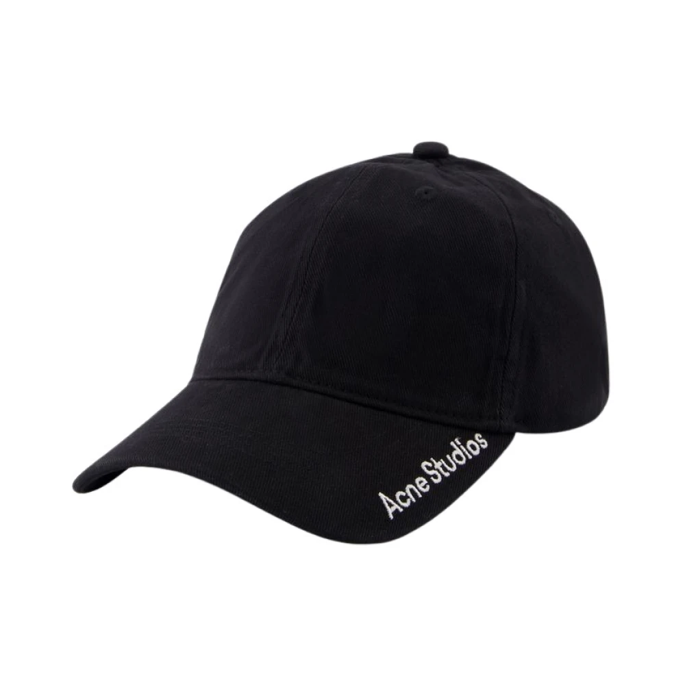 Acne Studios Zwarte Katoenen Carliy Pet Black Unisex
