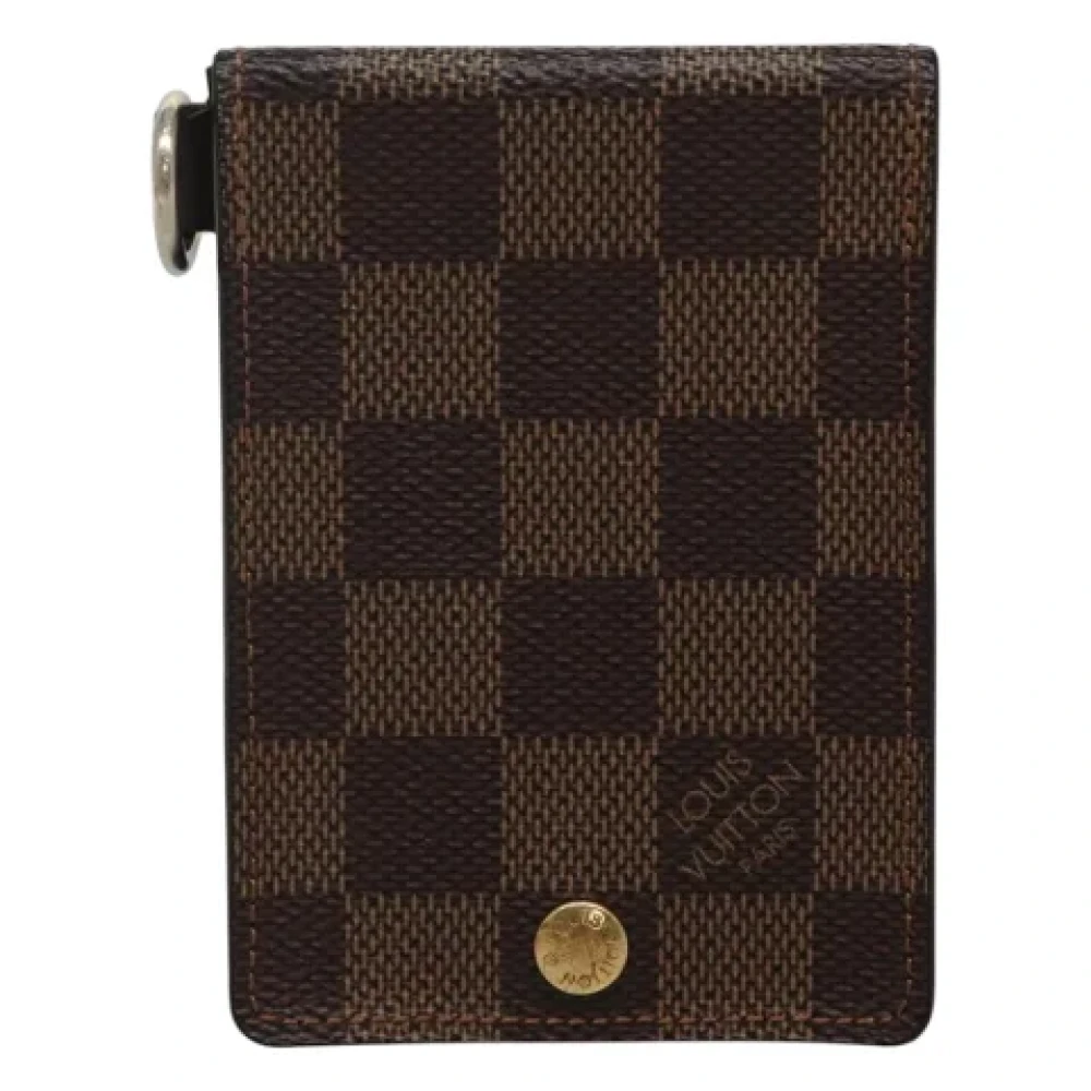 Louis Vuitton Vintage Pre-owned Canvas wallets Brown Dames