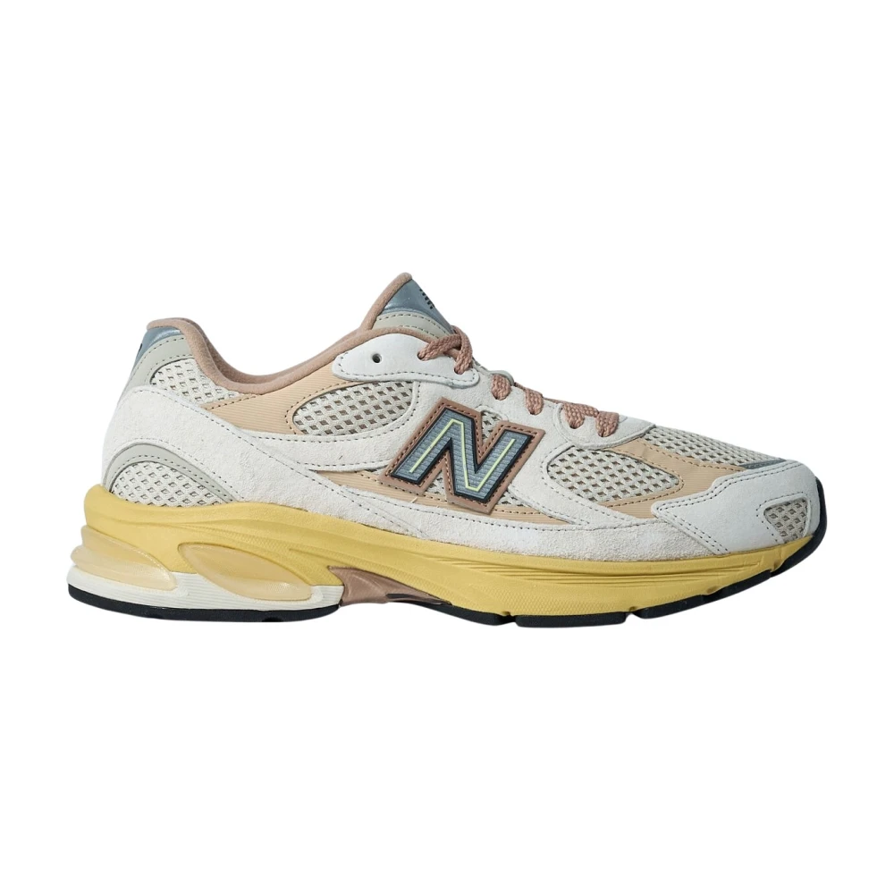 New Balance Men's Multicolor Sneakers, 6 Uk, Suede Mesh Trainers Round Toe
