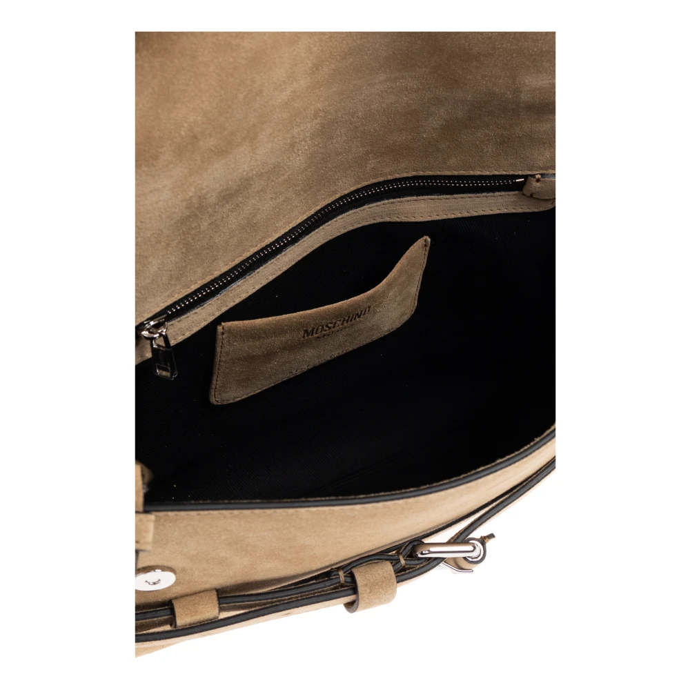 Moschino Suède handtas Beige Dames