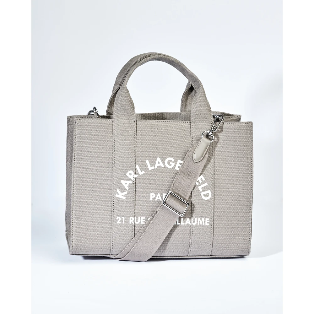 Karl Lagerfeld RSG Square Medium Tote Gray Dames