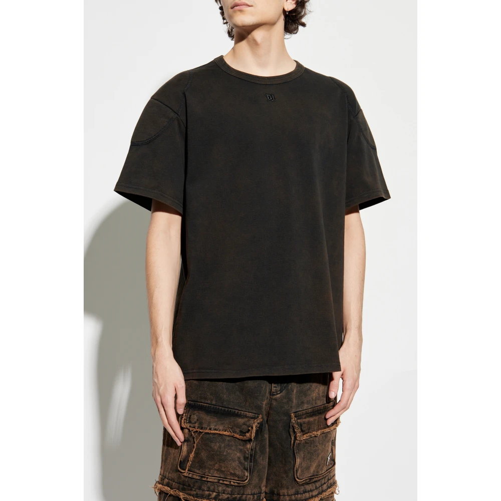 Misbhv T-shirt met vintage effect Black Heren