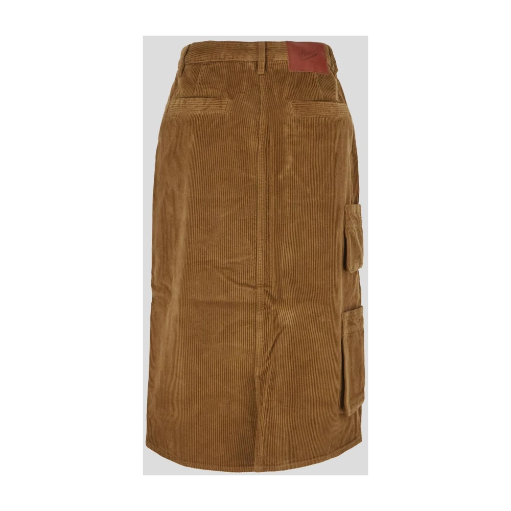Pence 1979 Midi Skirts Brown Dames