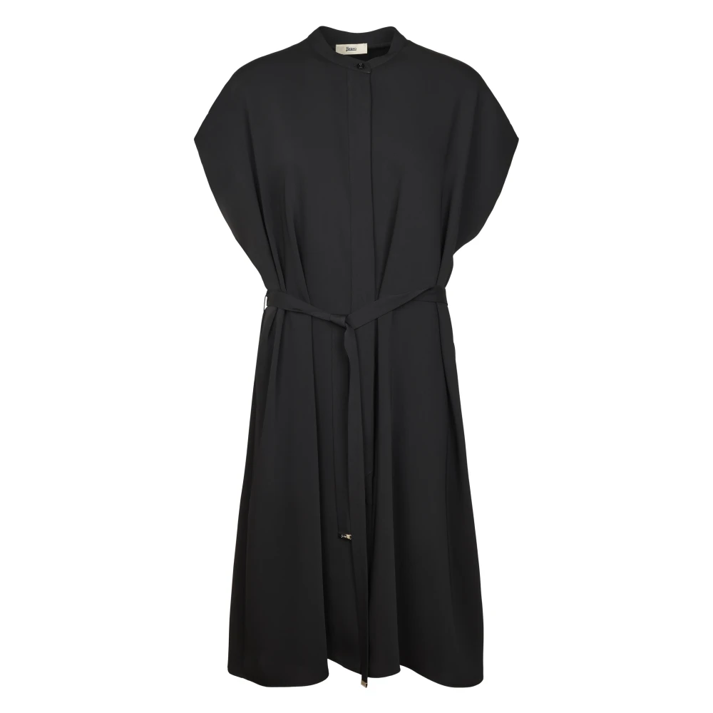 Herno Donna Nero Abiti, Xs, New,
