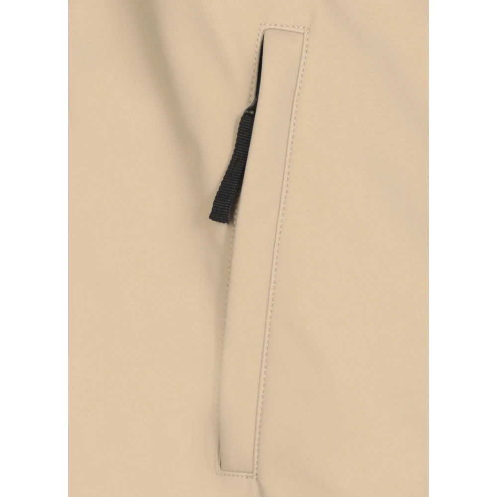 Stone Island Beige Hoodie met Logo Patch Beige Heren