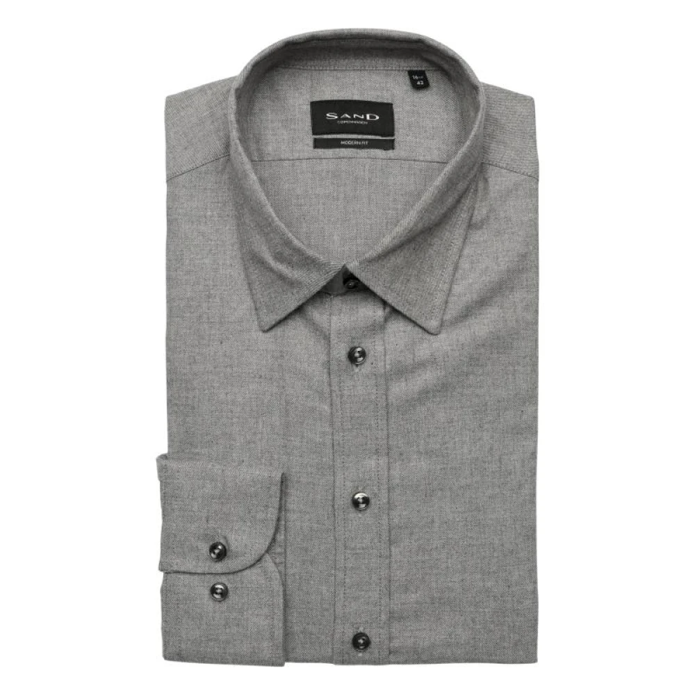 Sand Soft State 8087 Style Shirt Gray Heren