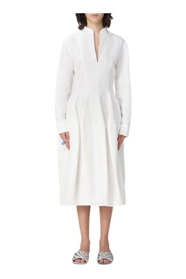 white-linen-midi-dress