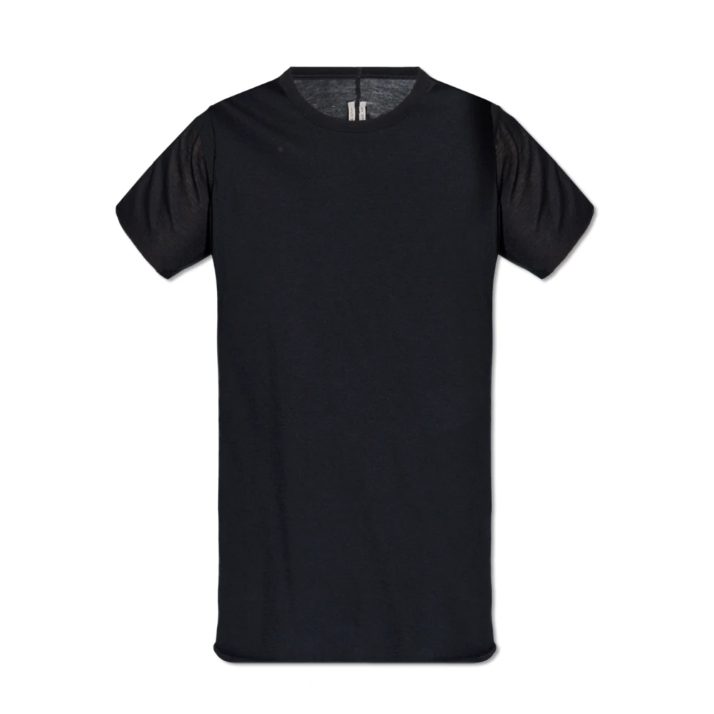 Rick Owens T-shirt `Basic` Black Heren