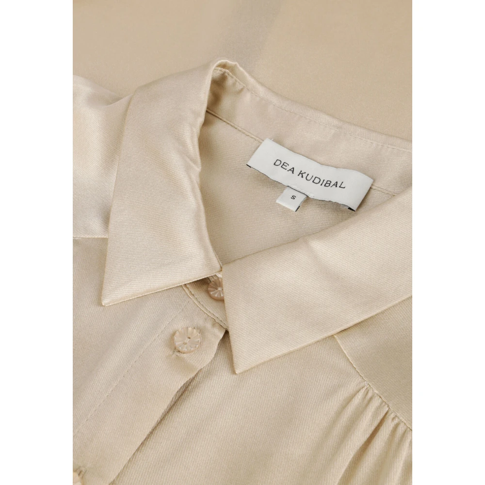 Dea Kudibal Elegante Beige Blouse Cadence Beige Dames