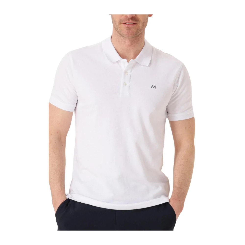 Matinique Heren Polo & T-shirts Mapoleo Melange White Heren