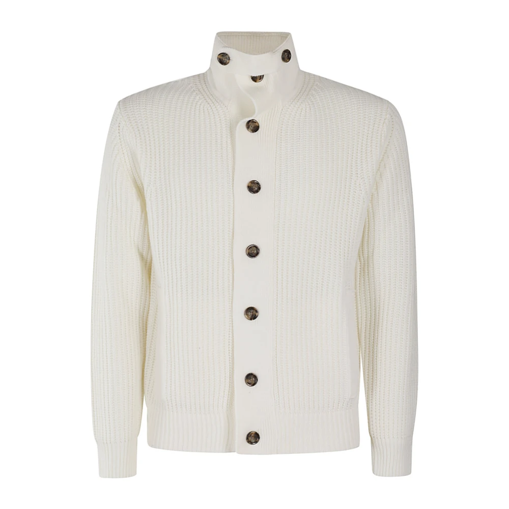 Paolo Pecora Geknoopte Jas White Heren
