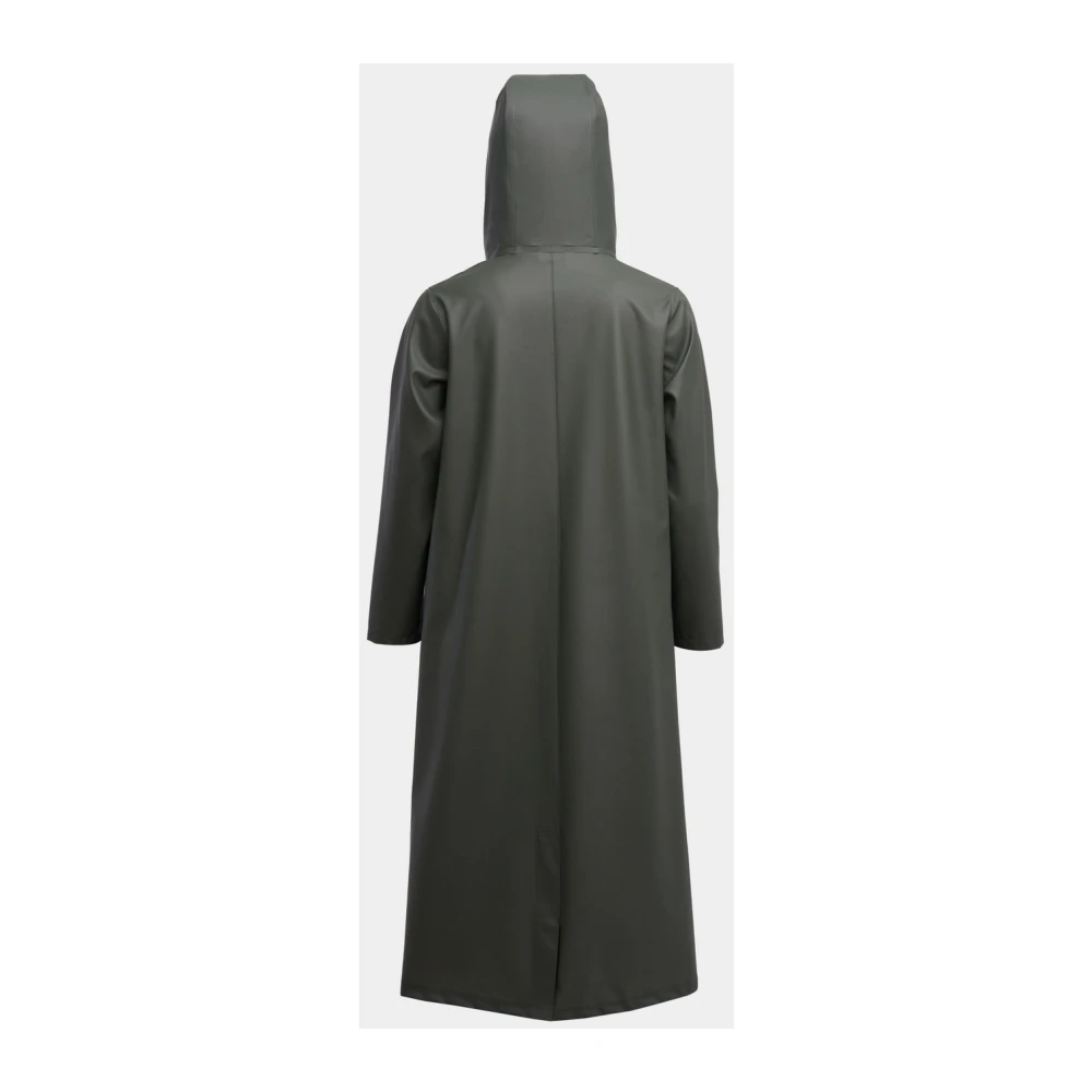 Stutterheim Lichtgewicht Rits Regenjas voor Vrouwen Green Dames