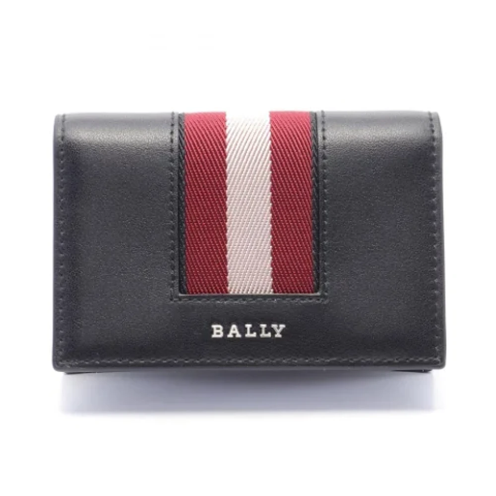 Bally Pre-owned Leather wallets Black Heren