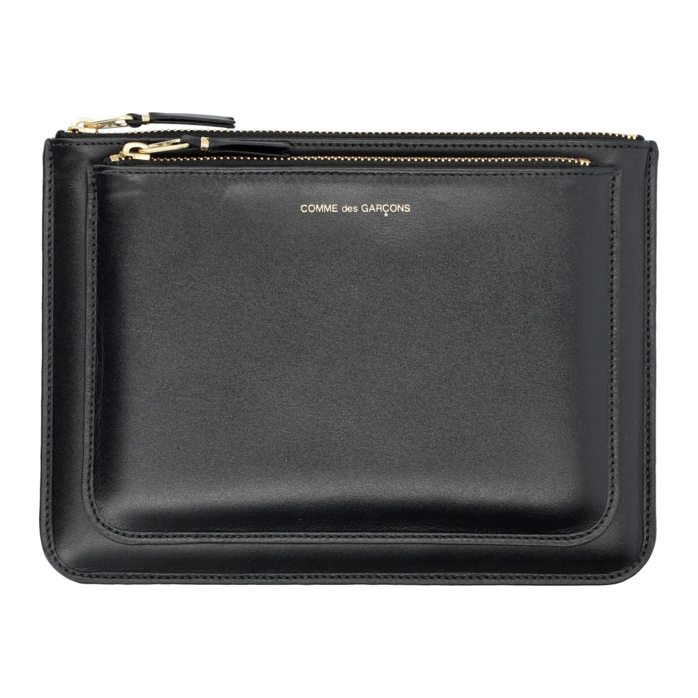 Comme des Garçons Zwarte Handtas met Buitenzak Black Unisex