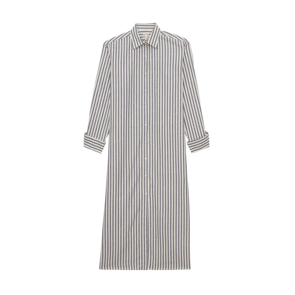 Ines De La Fressange Paris Douglas katoenen jurk Blue Dames