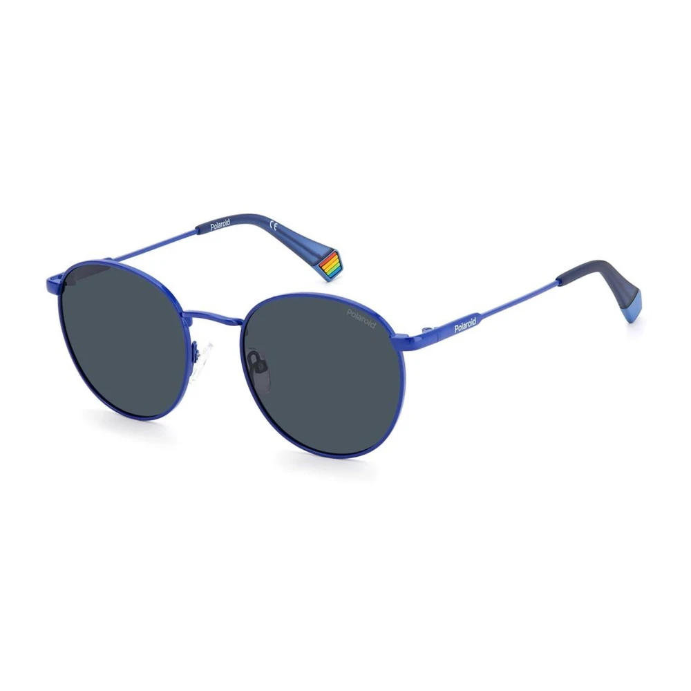 Polaroid Unisex Blue Sunglasses, One Size, Stainless Steel Sunglasses