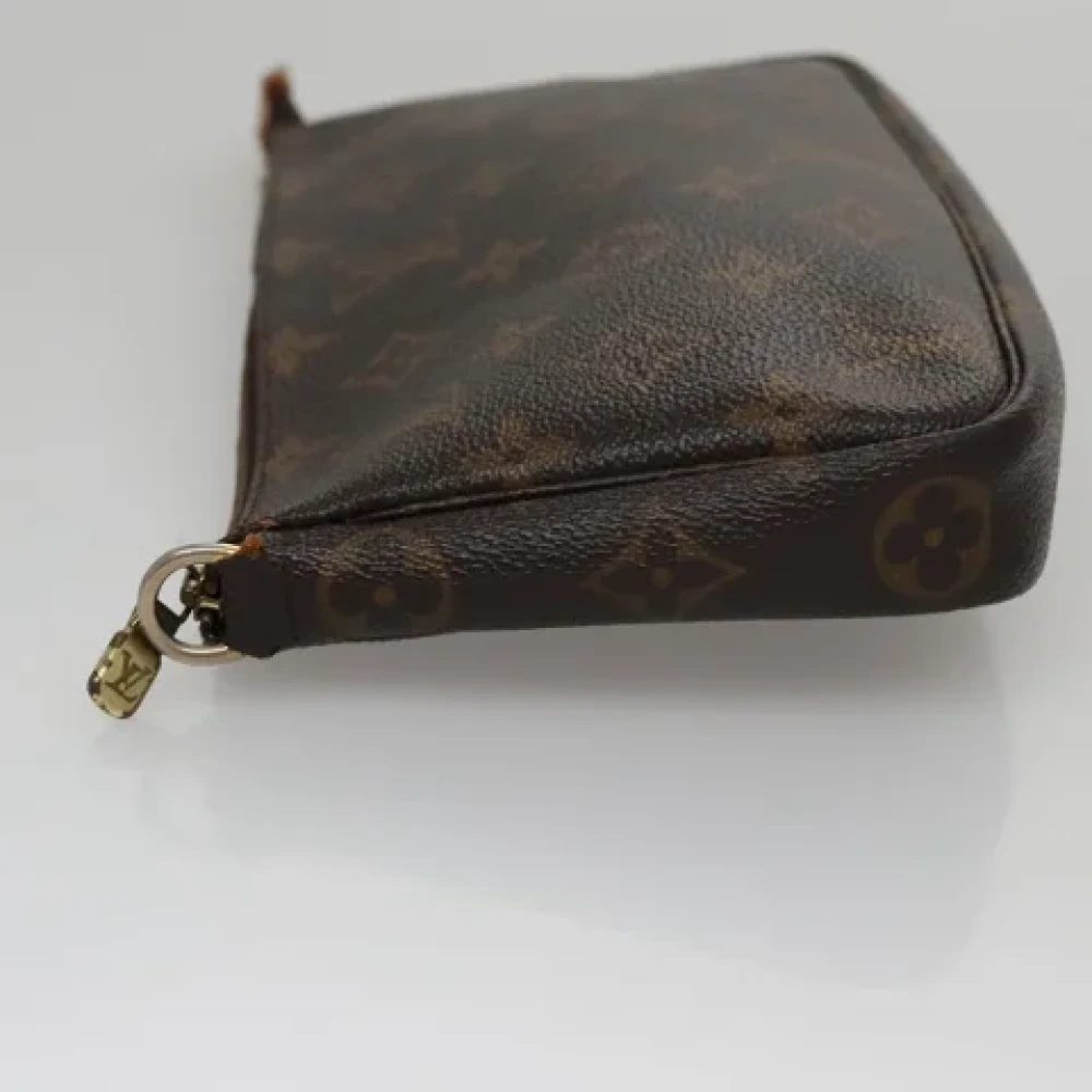 Louis Vuitton Vintage Pre-owned Canvas clutches Brown Dames