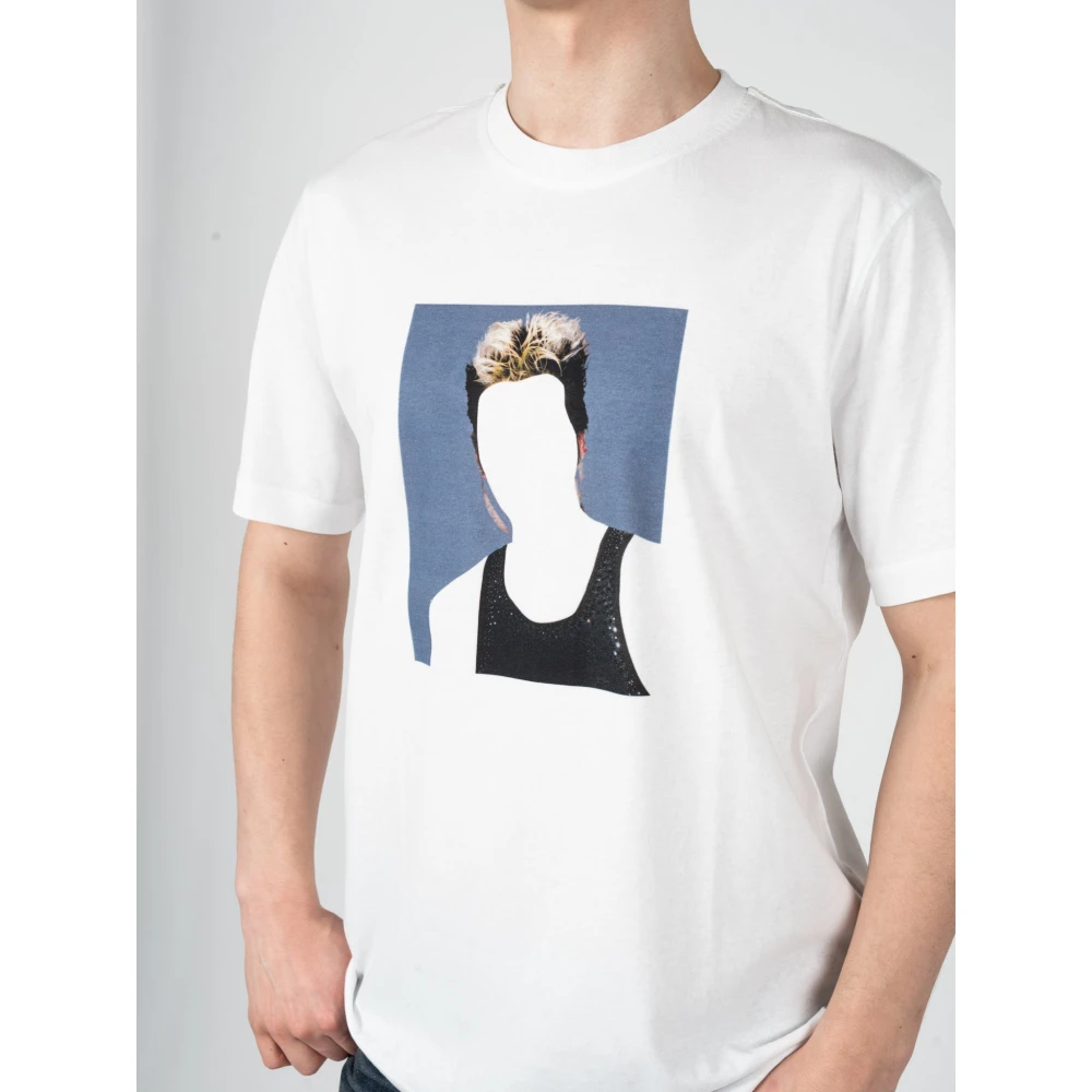 Diesel Minimalistische Ronde Hals T-shirt White Heren