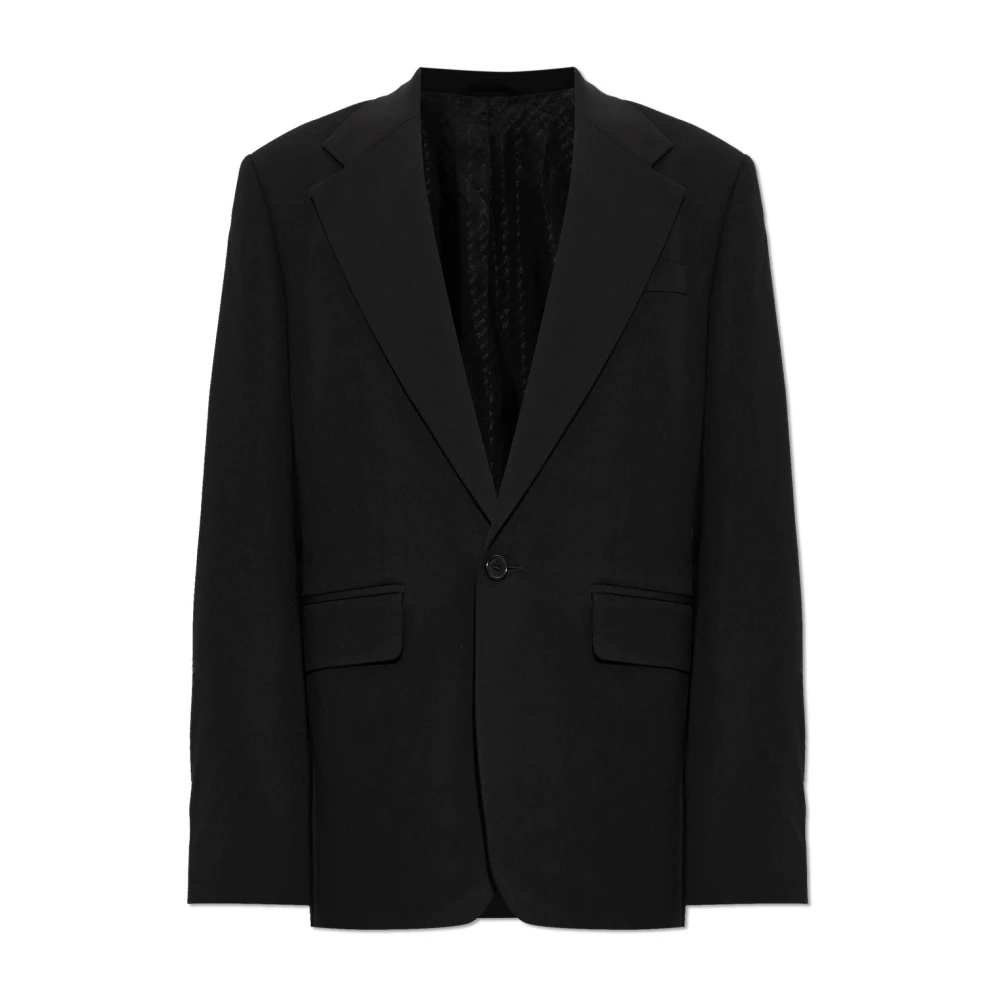 Acne Studios Fitted Suit Jacket - Man Blazers Black Eu - 48 - Immagine 2