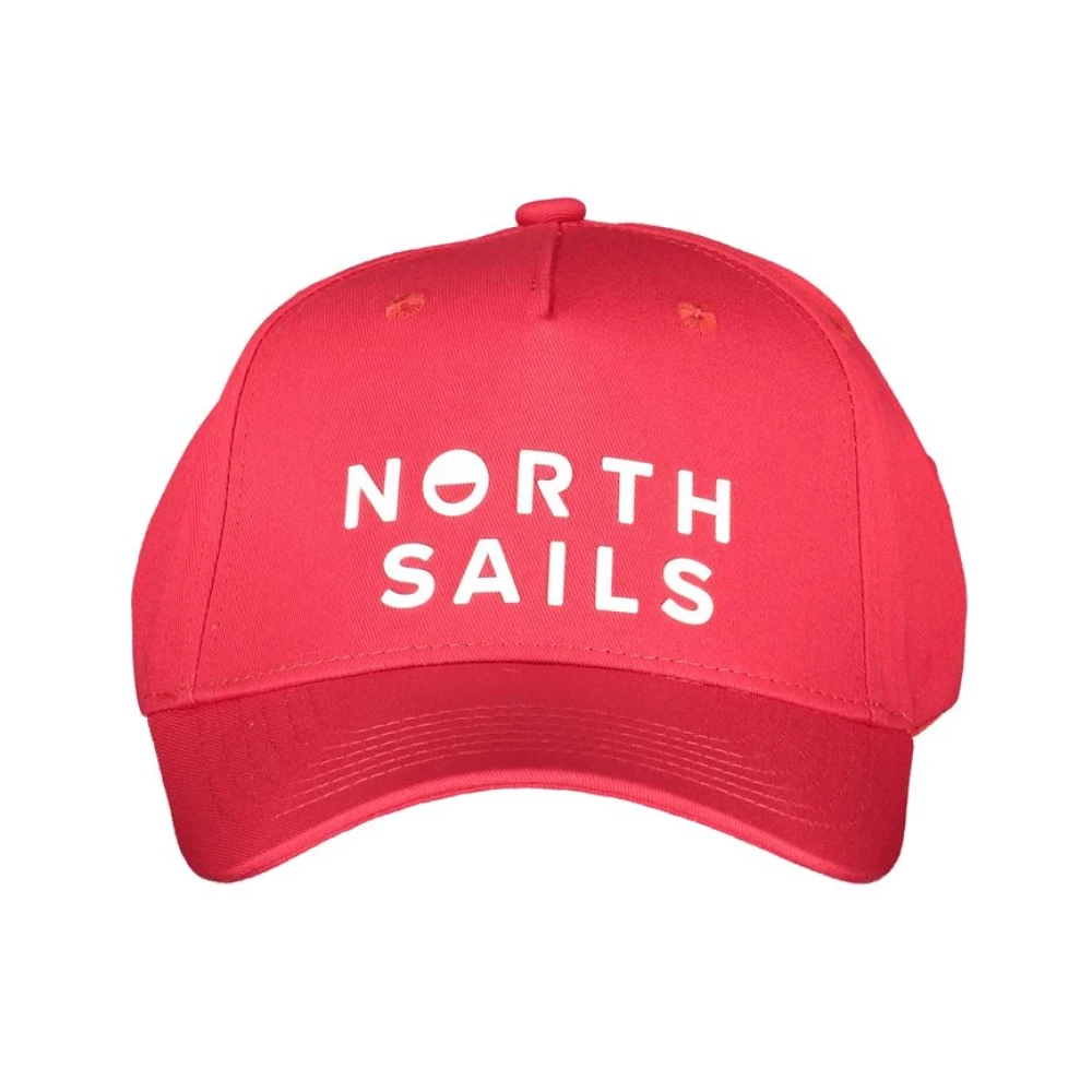 North Sails Katoenen hoeden met vizier en logo Red Unisex