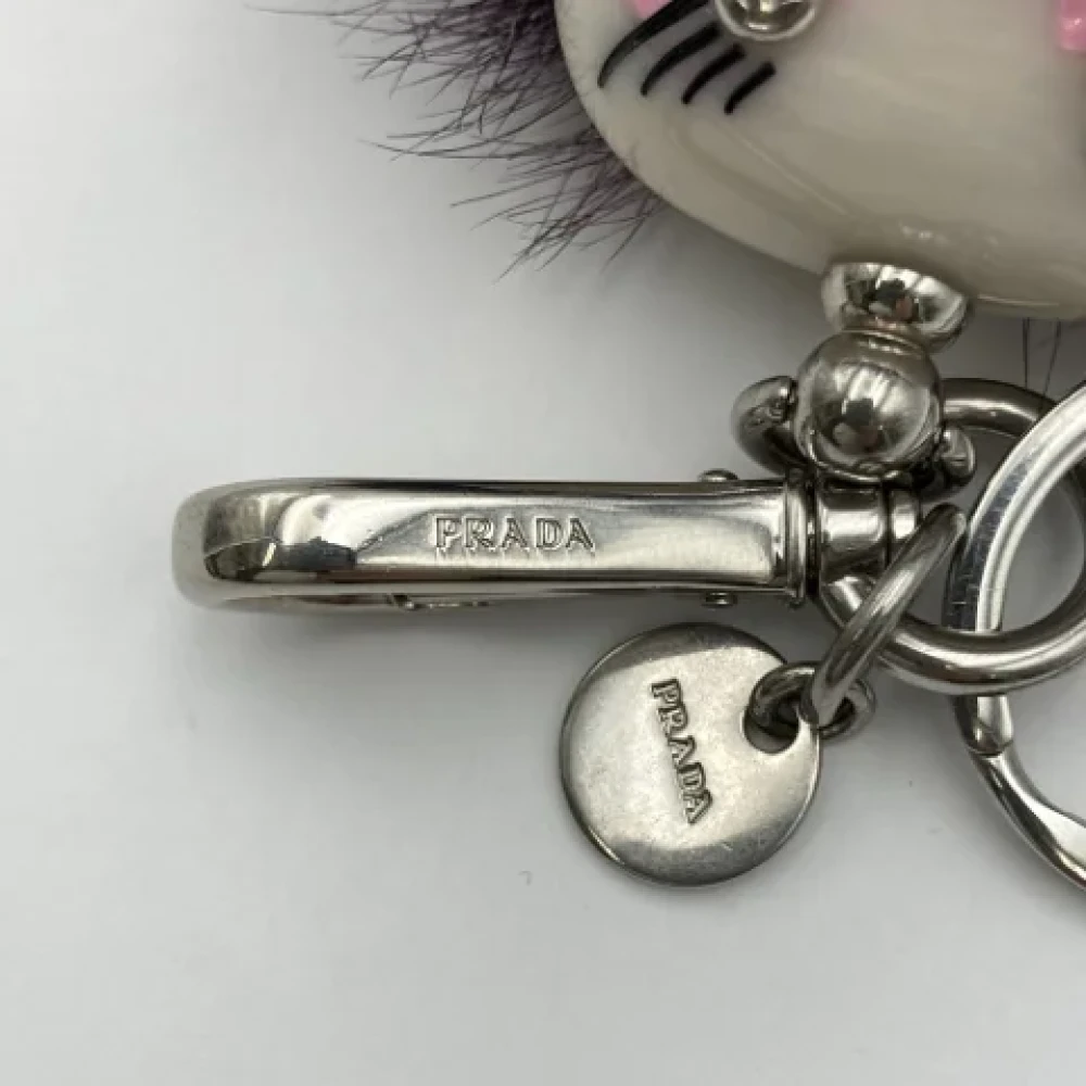 Prada Vintage Pre-owned Fur key-holders Purple Dames