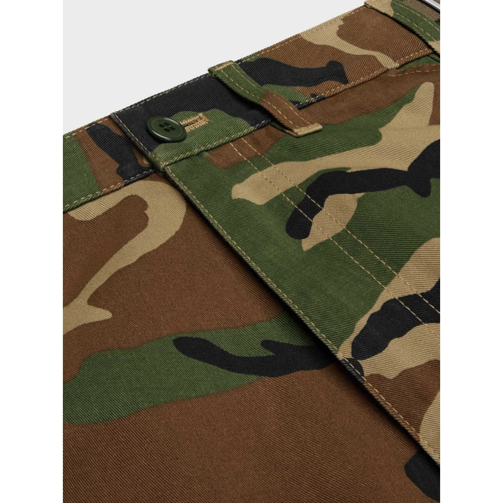 Celine Camouflage Cargo Broek Multicolor Heren