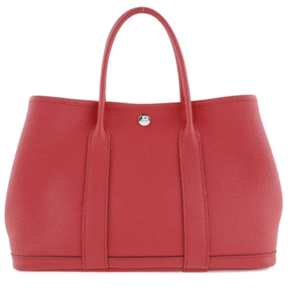 Hermès Vintage Pre-owned Fabric totes Red Dames
