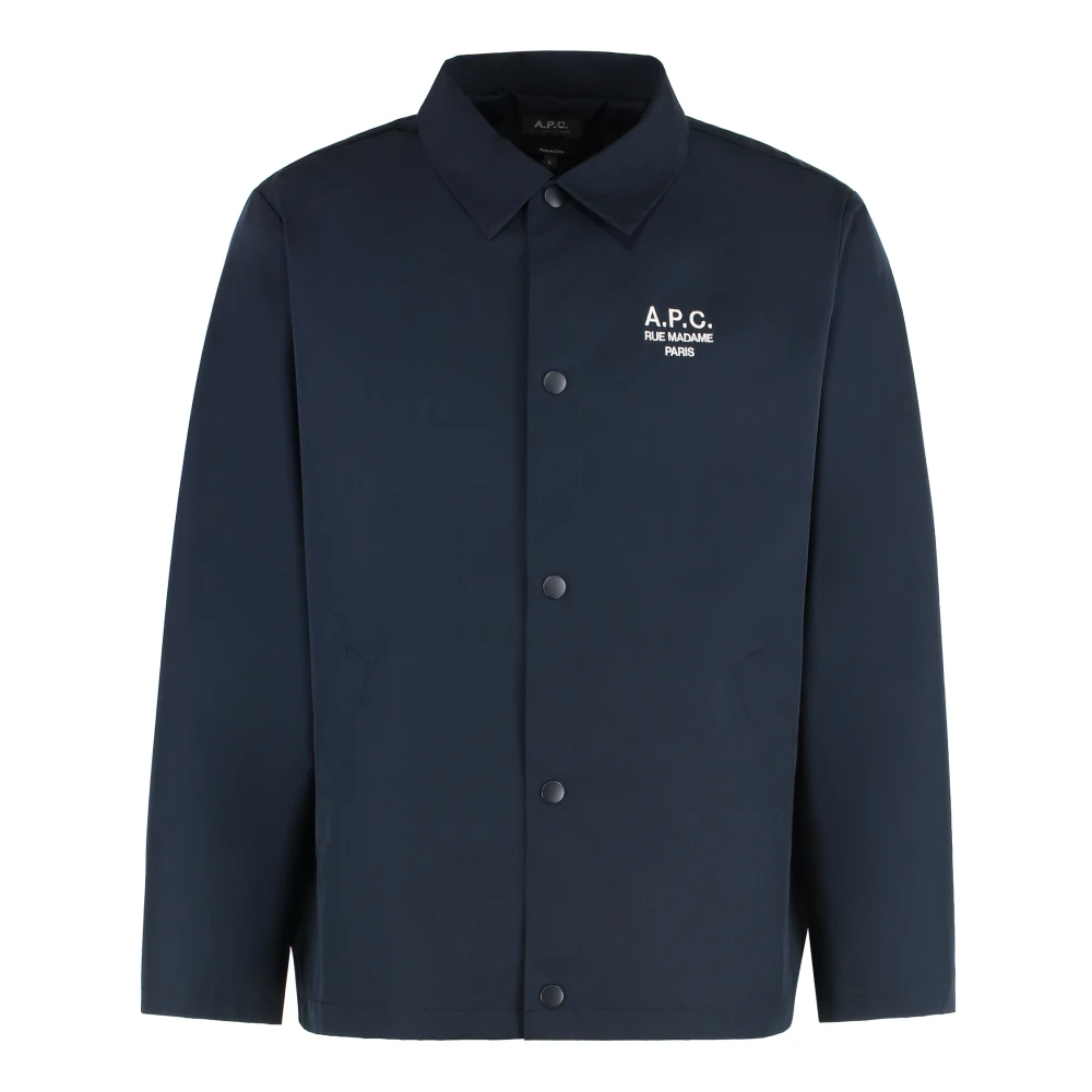 A.p.c. Men's Blue Regis Jacket