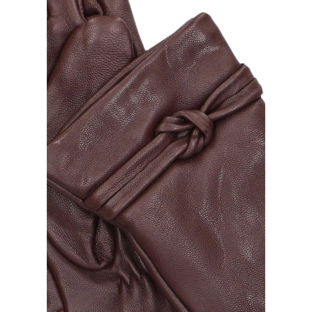 Notre-v Elegante Bordeaux Handschoenen voor Moderne Vrouwen Red Dames