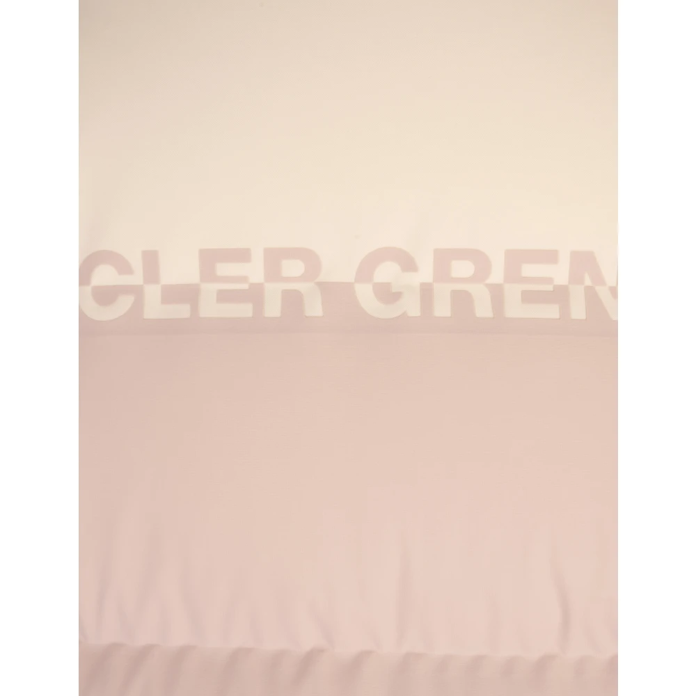 Moncler Roze Ski Jas met Bergdetails Pink Dames