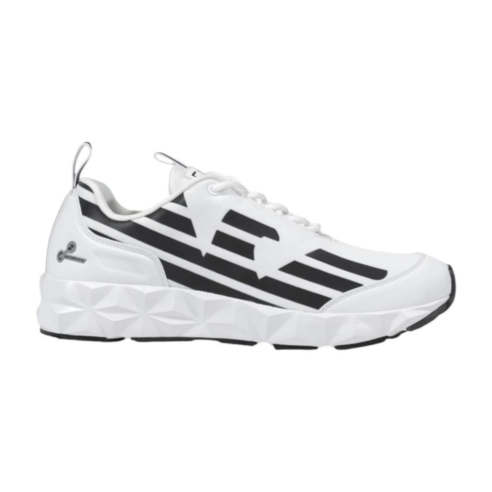 Emporio Armani Ea7 Uomo Bianco Ultimate Kombat Reflect Logo Trainer No