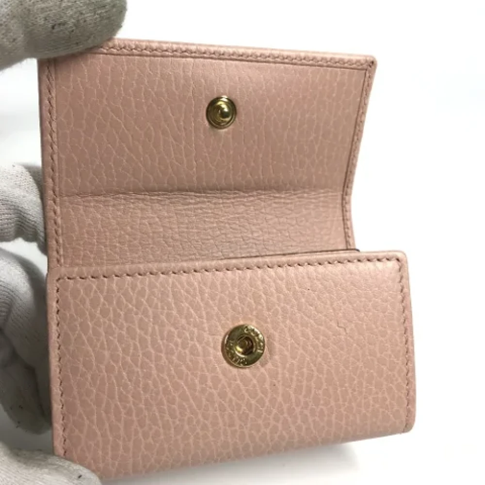 Gucci Vintage Pre-owned Leather key-holders Pink Dames