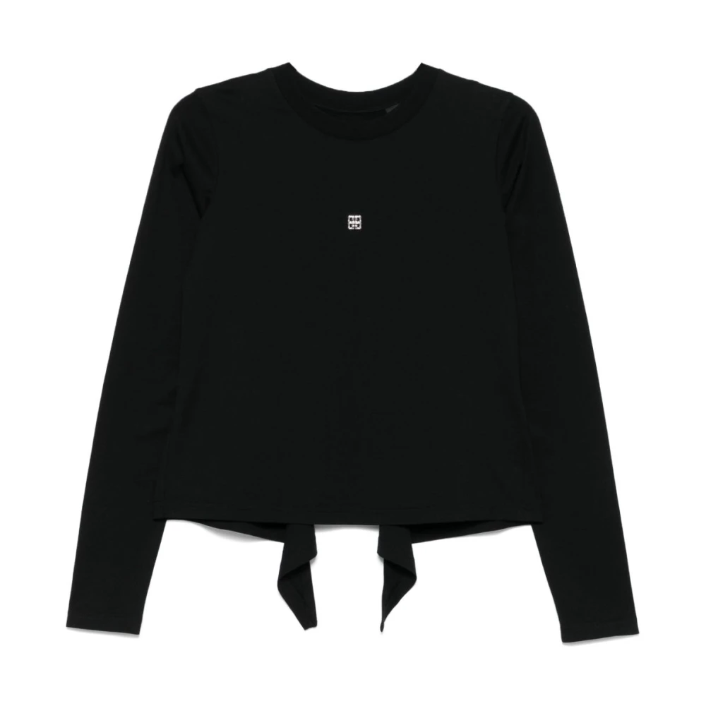 Givenchy Zwarte Trui met Achteropening Black Dames