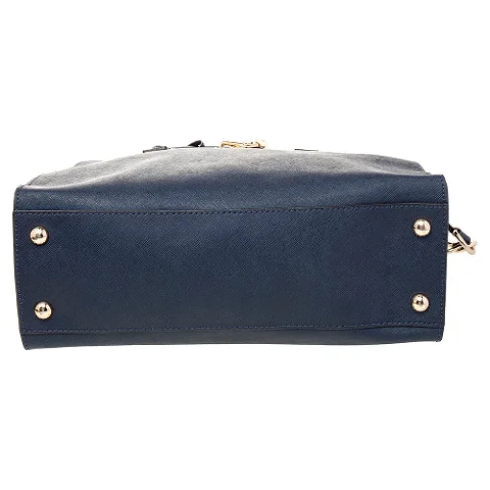 Michael Kors Pre-owned Leather totes Blue Dames