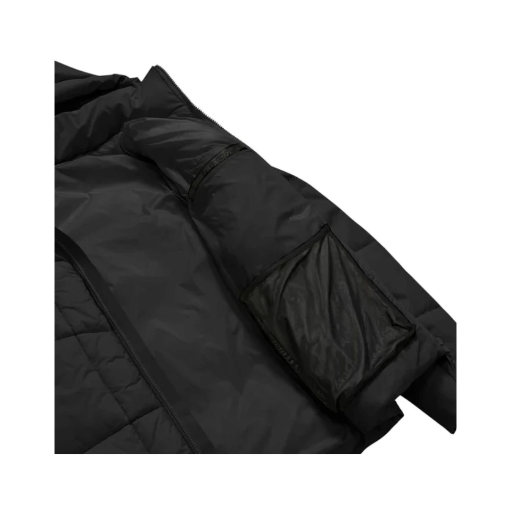 Invicta Zwarte Bimateriaal Jas met PrimaLoft Isolatie Black Heren